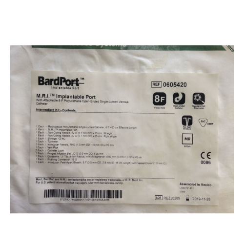 MRI PORT CHRONOFLEX 8FR CATH